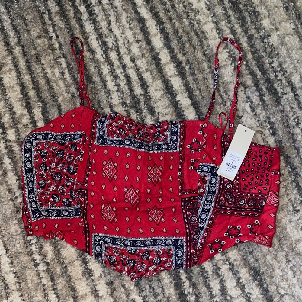Brand new tie back top